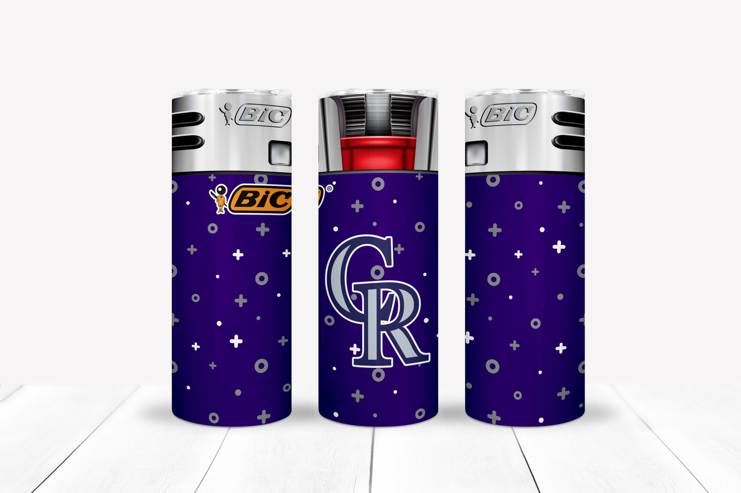 Baseball Lighter 20oz Sublimation Tumbler Image