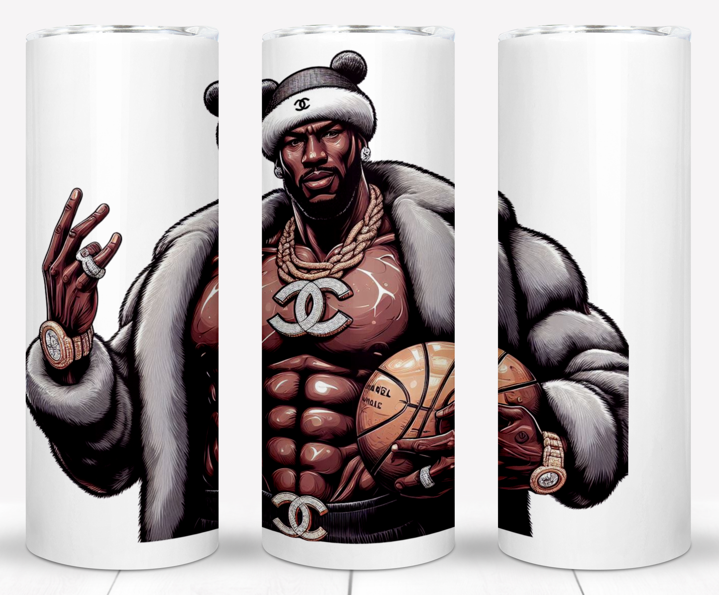 Basketball Sublimation 20oz Tumbler Images Bundle