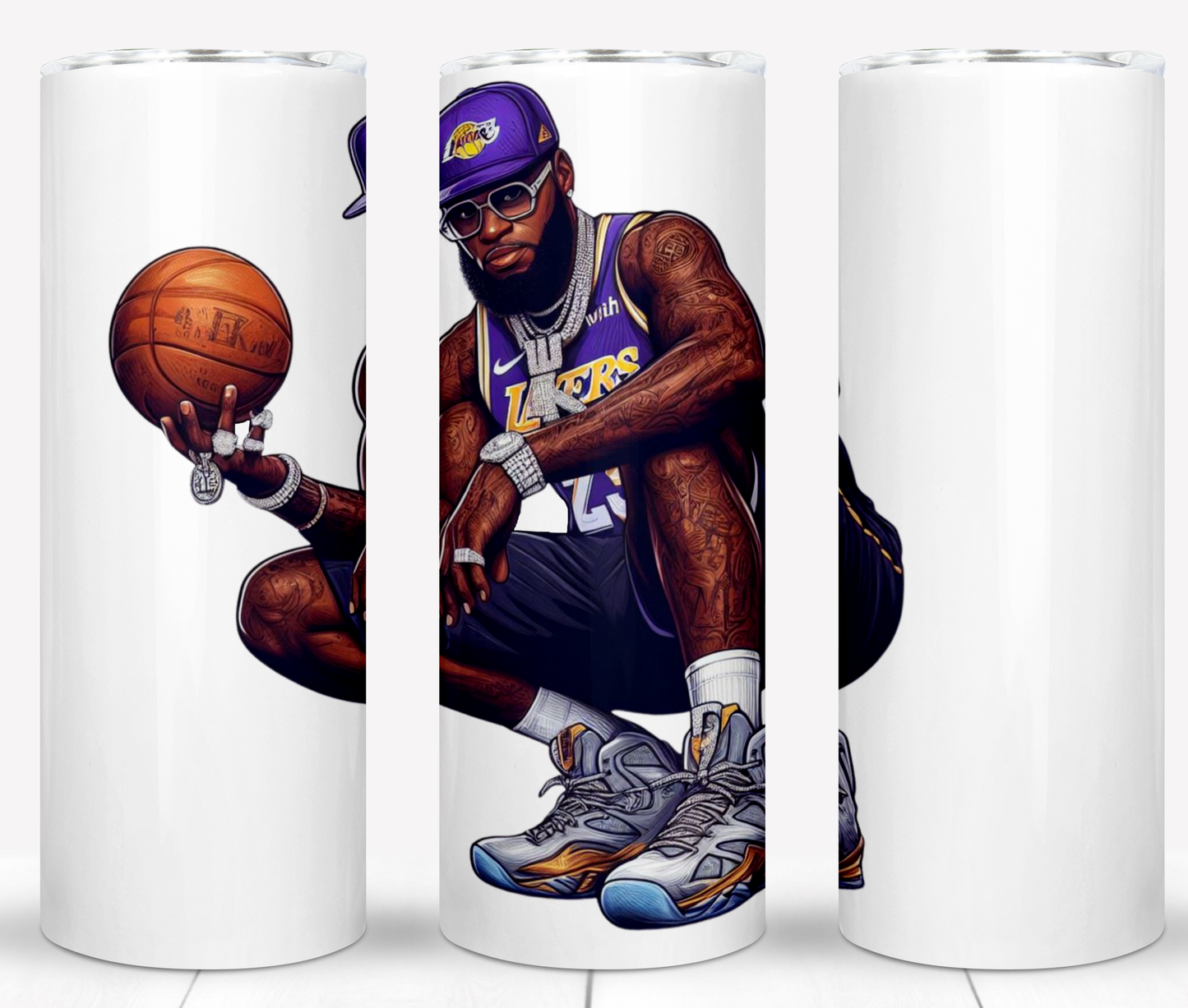 Basketball Sublimation 20oz Tumbler Images Bundle