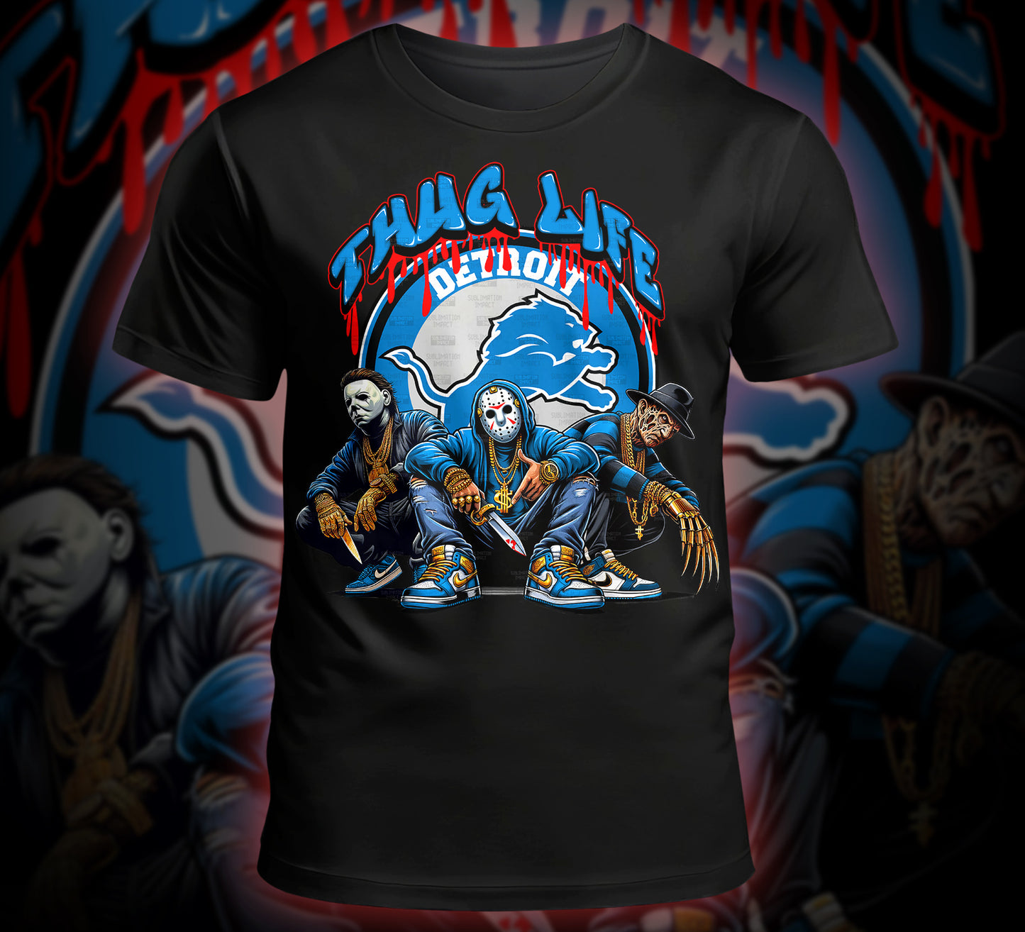 Football Sublimation/DTF T-Shirt Image