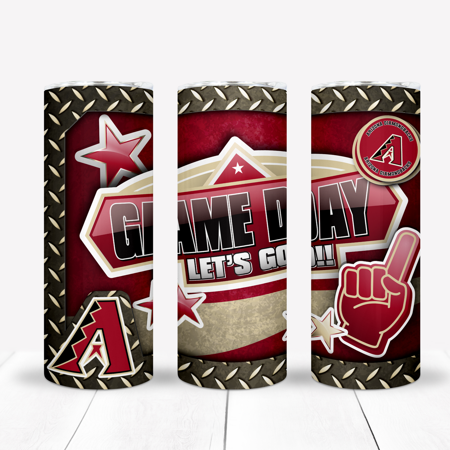 Baseball 20oz Sublimation Tumbler Image