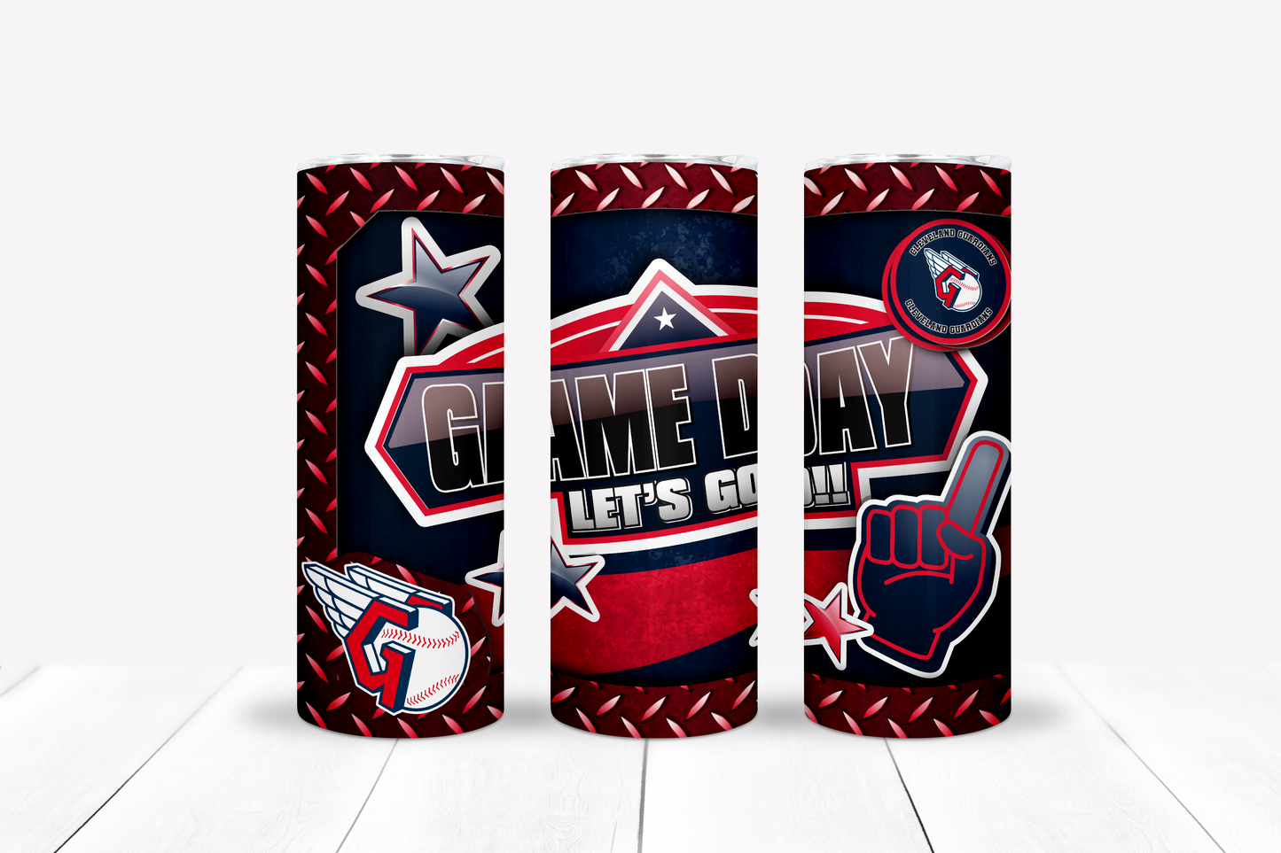 Baseball 20oz Sublimation Tumbler Image