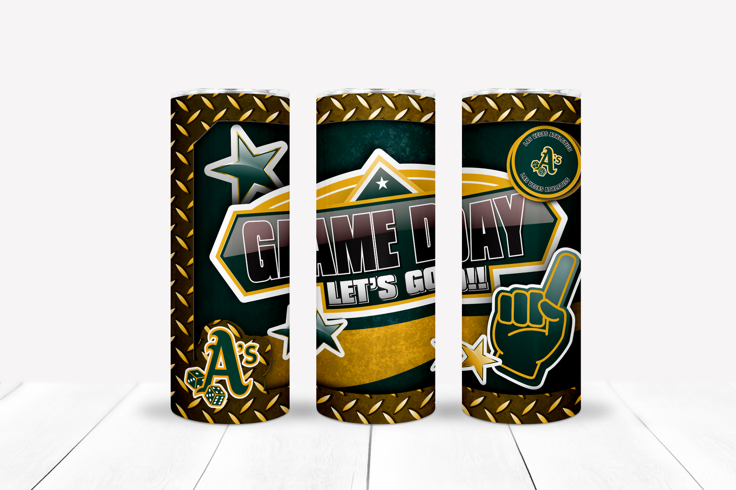 Baseball 20oz Sublimation Tumbler Image