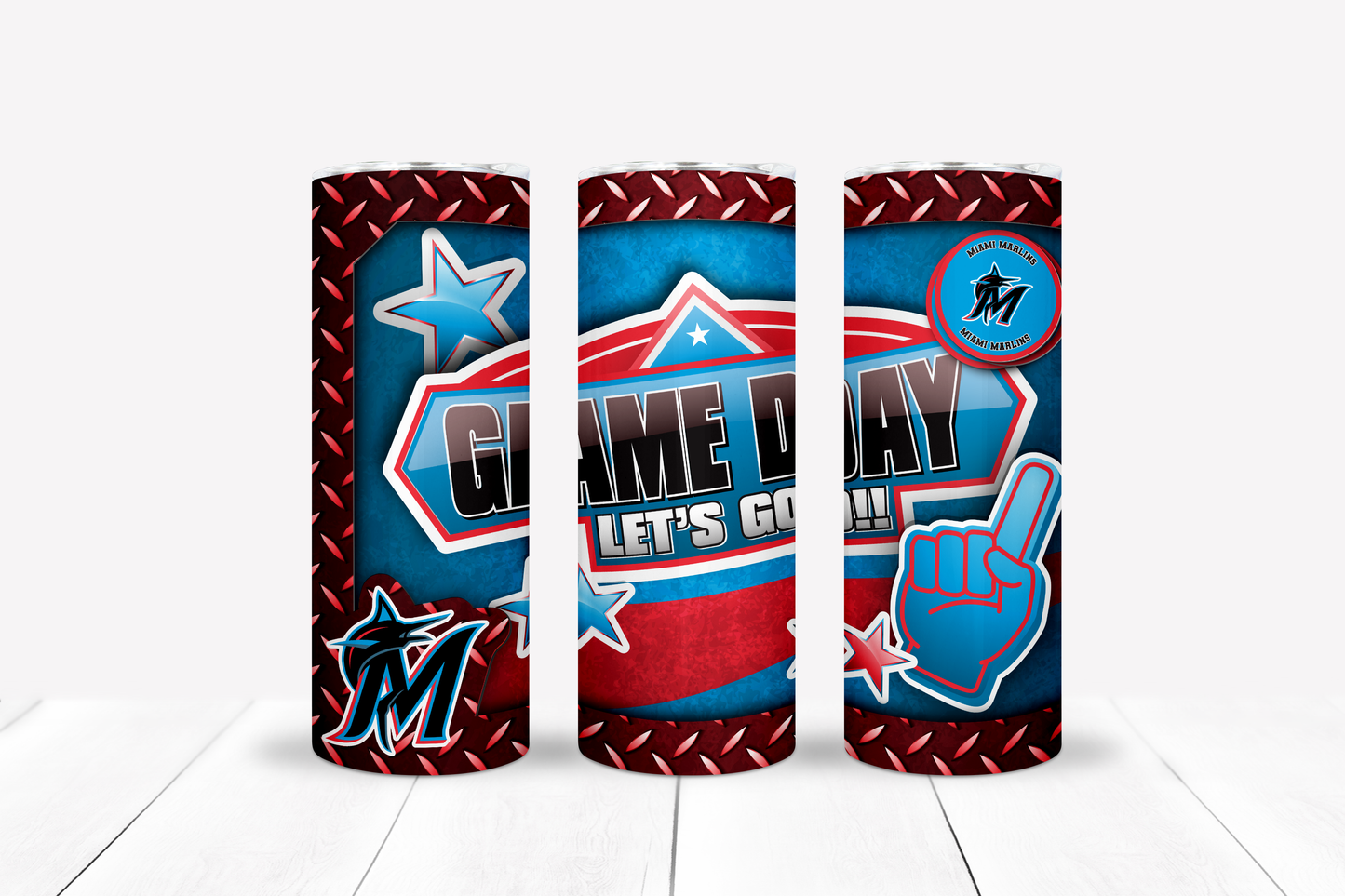 Baseball 20oz Sublimation Tumbler Image