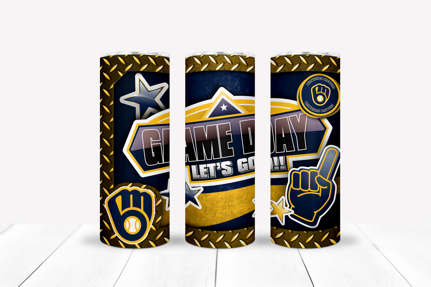 Baseball 20oz Sublimation Tumbler Image