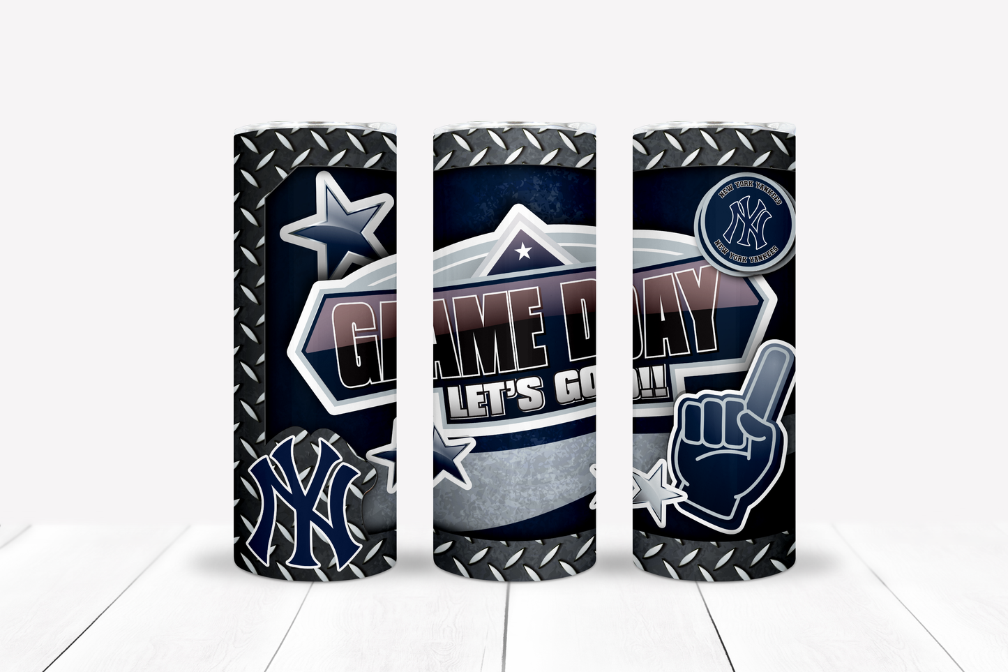 Baseball 20oz Sublimation Tumbler Image
