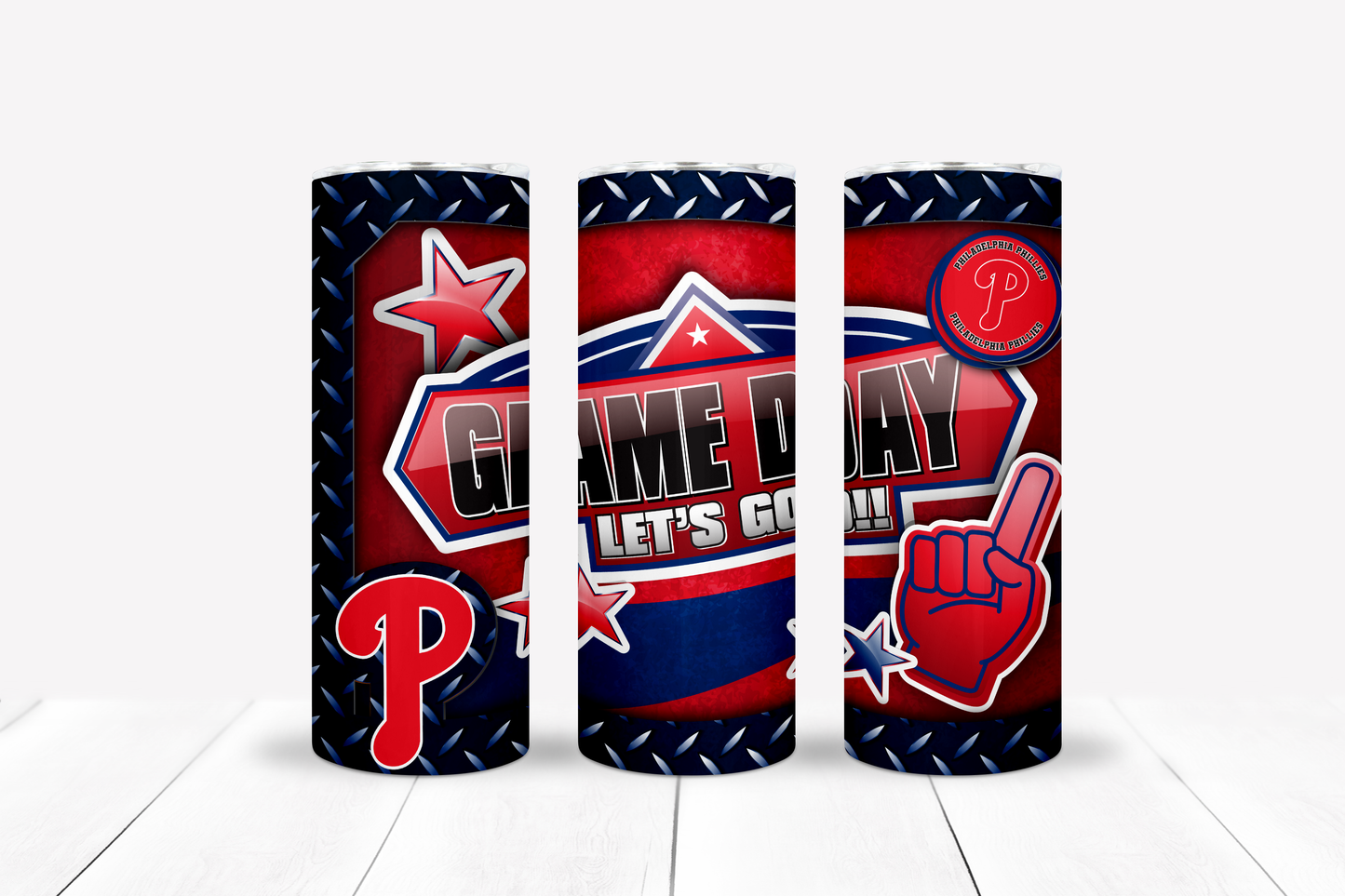 Baseball 20oz Sublimation Tumbler Image