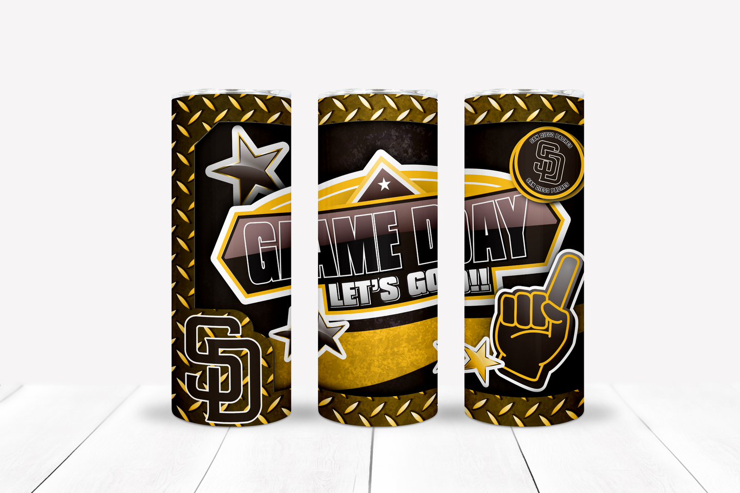 Baseball 20oz Sublimation Tumbler Image