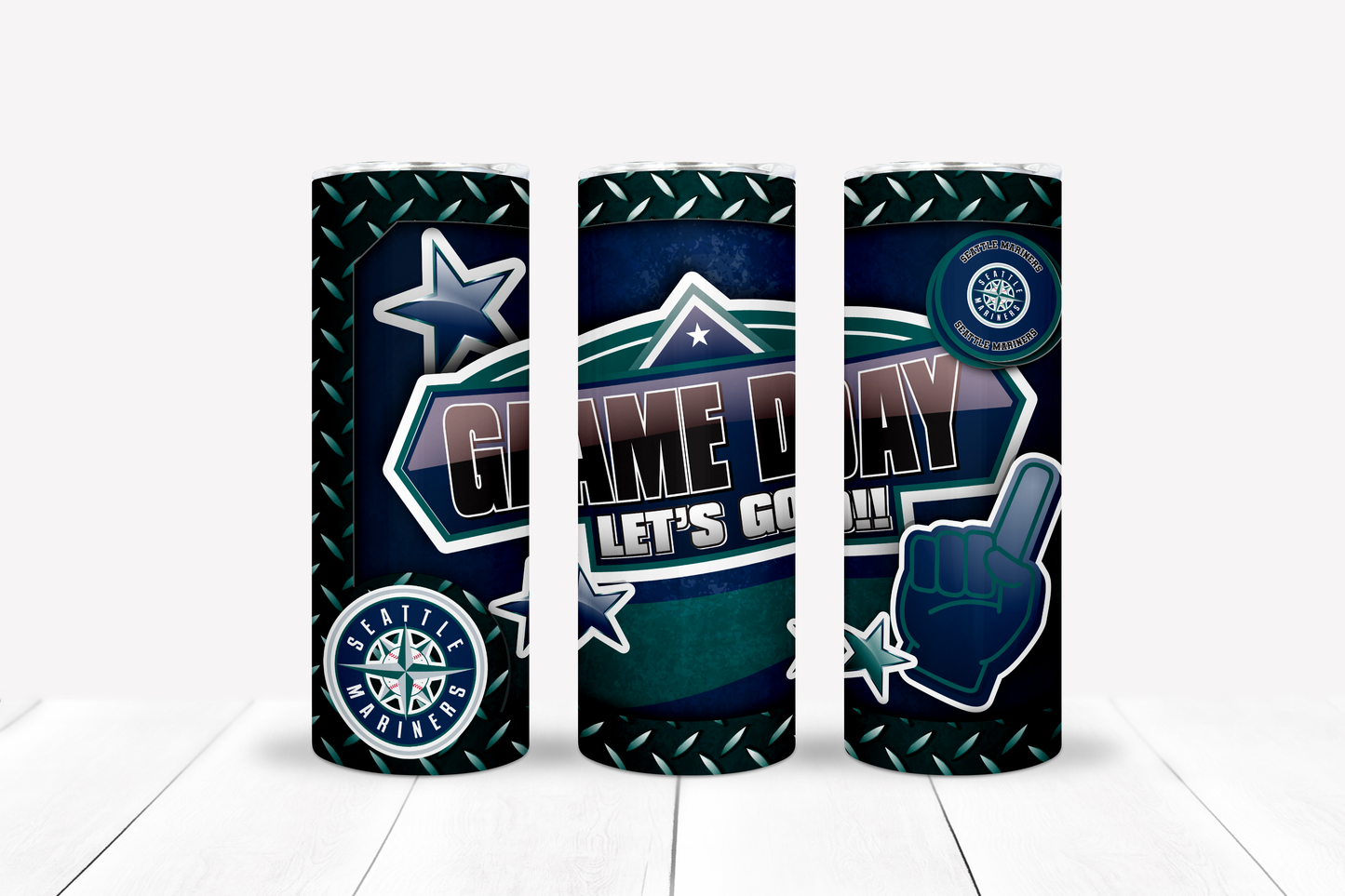Baseball 20oz Sublimation Tumbler Image