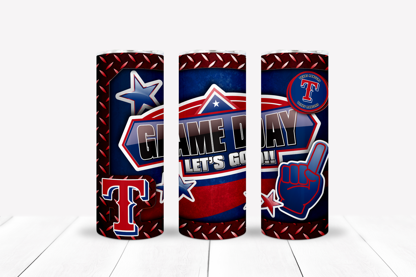Baseball 20oz Sublimation Tumbler Image