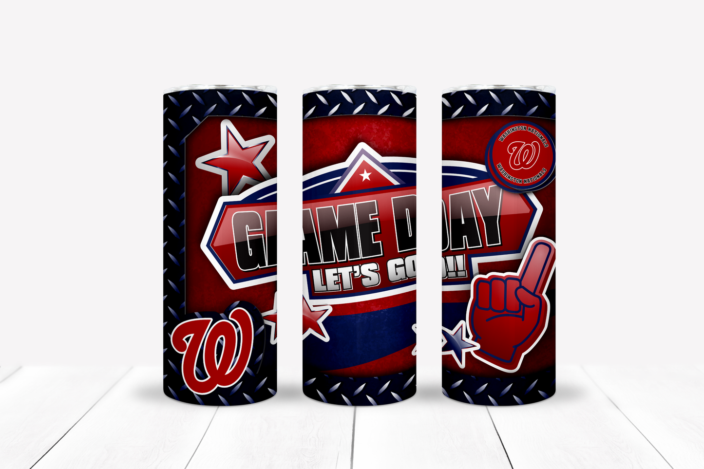 Baseball 20oz Sublimation Tumbler Image