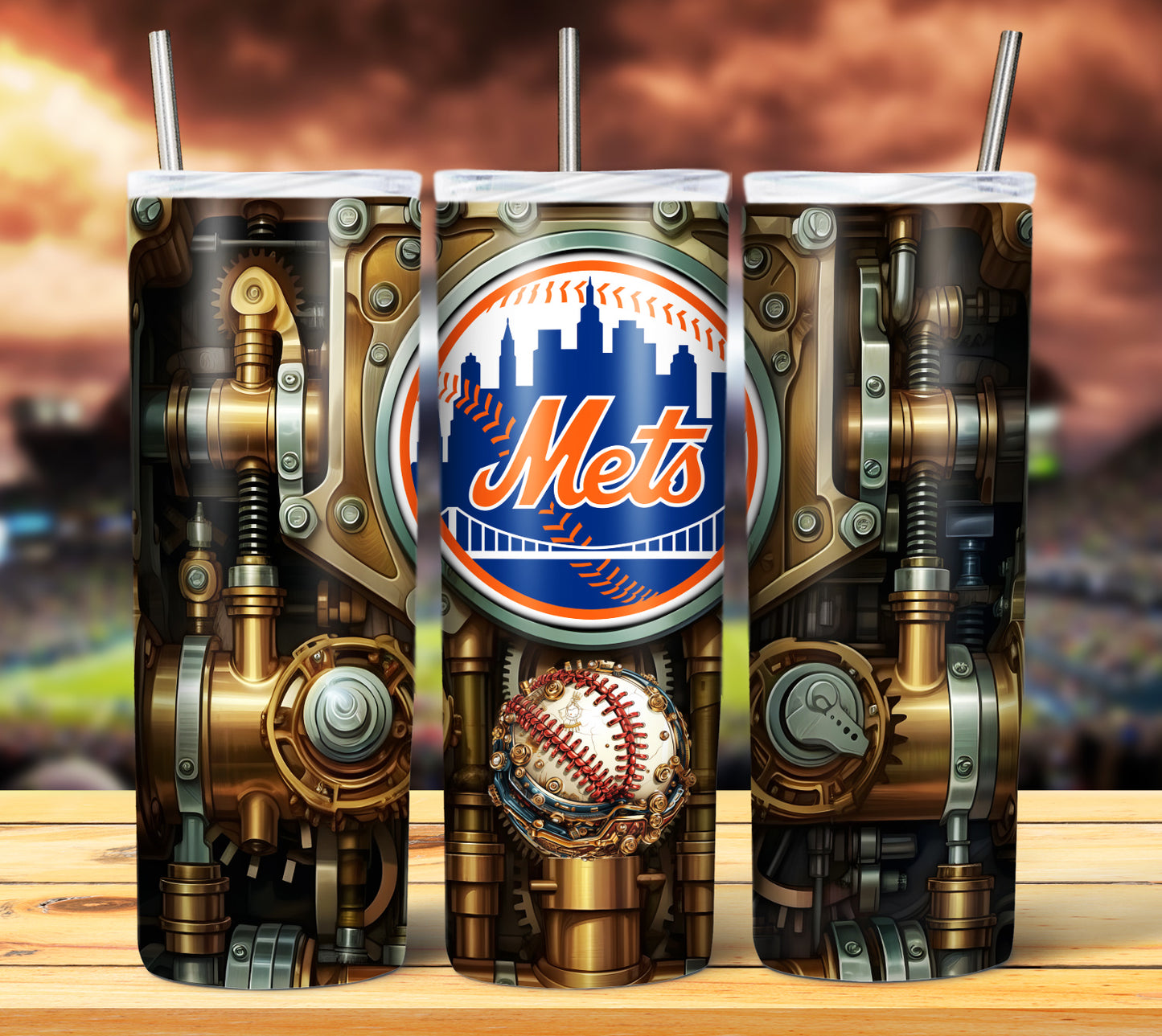 Baseball 20oz Sublimation Tumbler Image