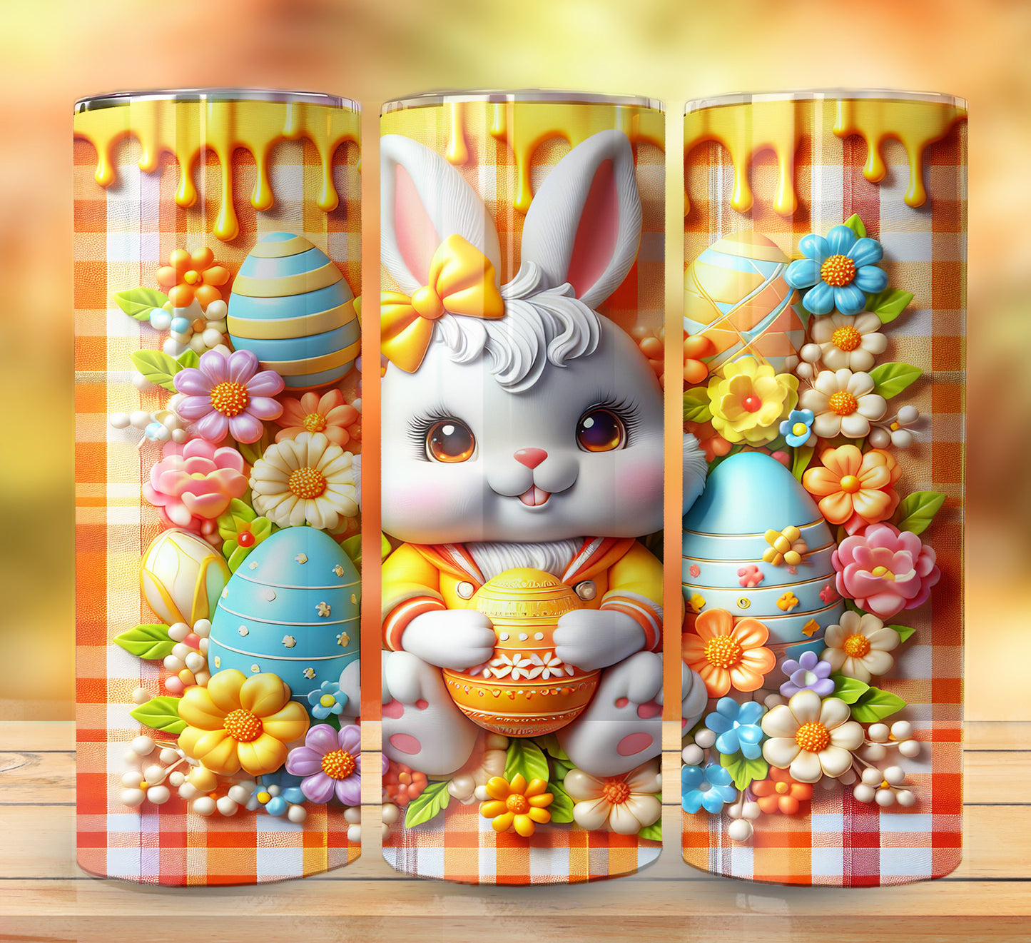 3D Inflate Easter Sublimation 20oz Images Bundle