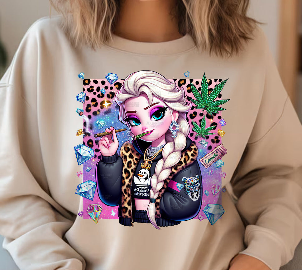 Weed Girl Sublimation/DTF T-shirt Images Bundle