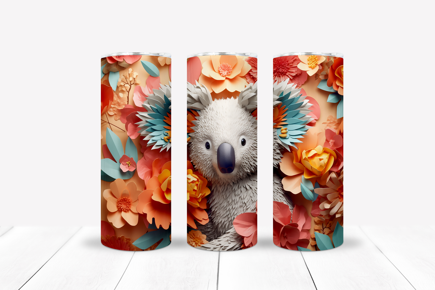 Animal Sublimation 20oz Tumbler Images Bundle