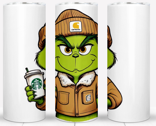 Christmas Baby Grinch Sublimation 20oz Tumbler Images Bundle