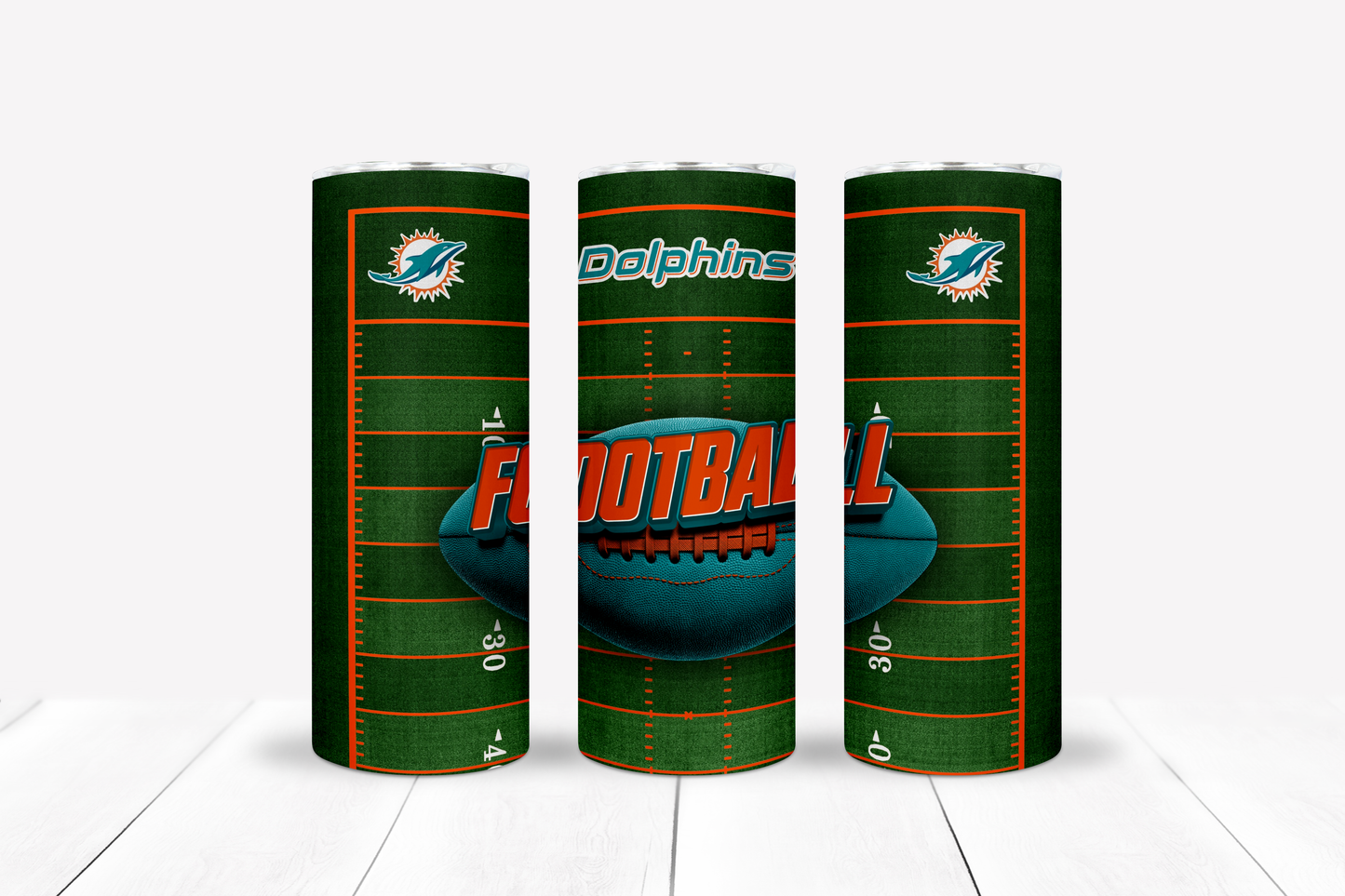 Football 20oz Sublimation Tumbler Image