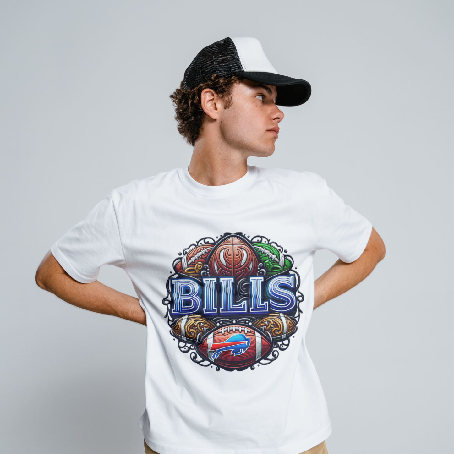 Neon Football Sublimation/DTF T-Shirt Images Bundle