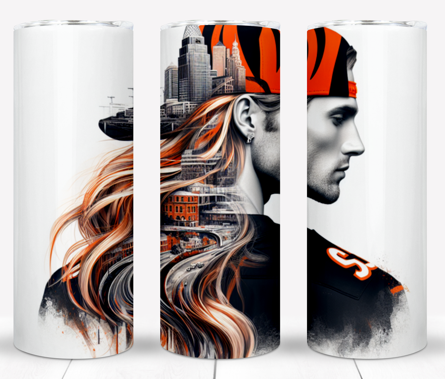 Guy Football 20oz Sublimation Tumbler Images Bundle