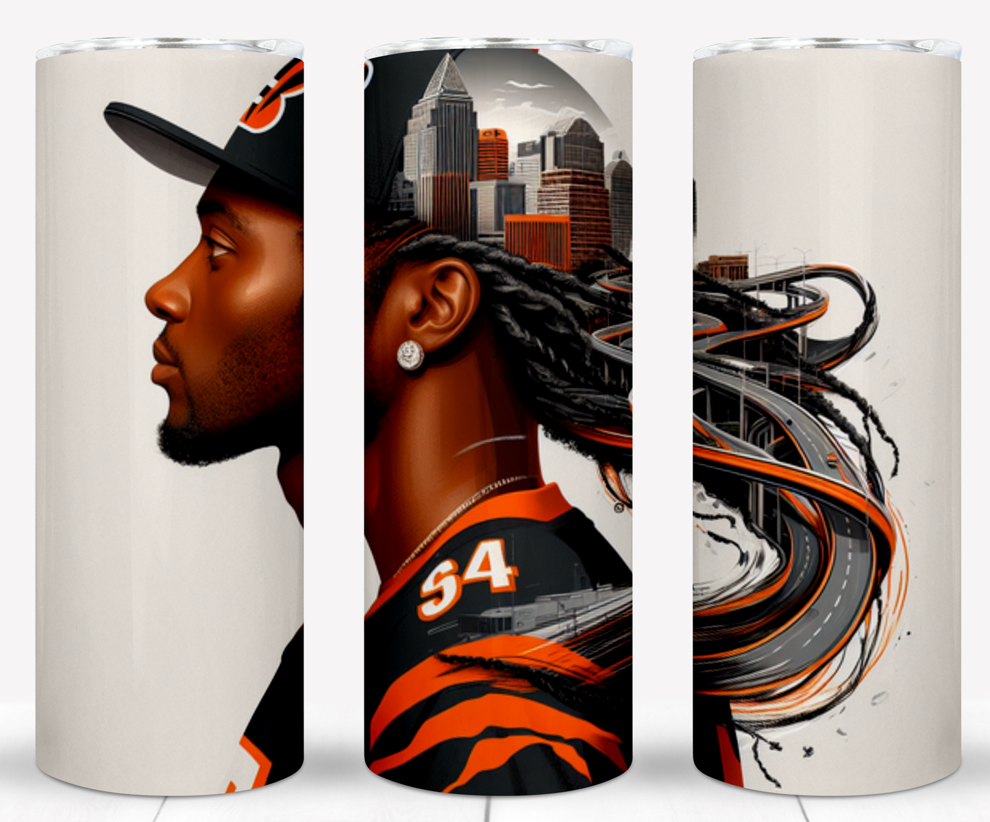 Guy Football 20oz Sublimation Tumbler Images Bundle