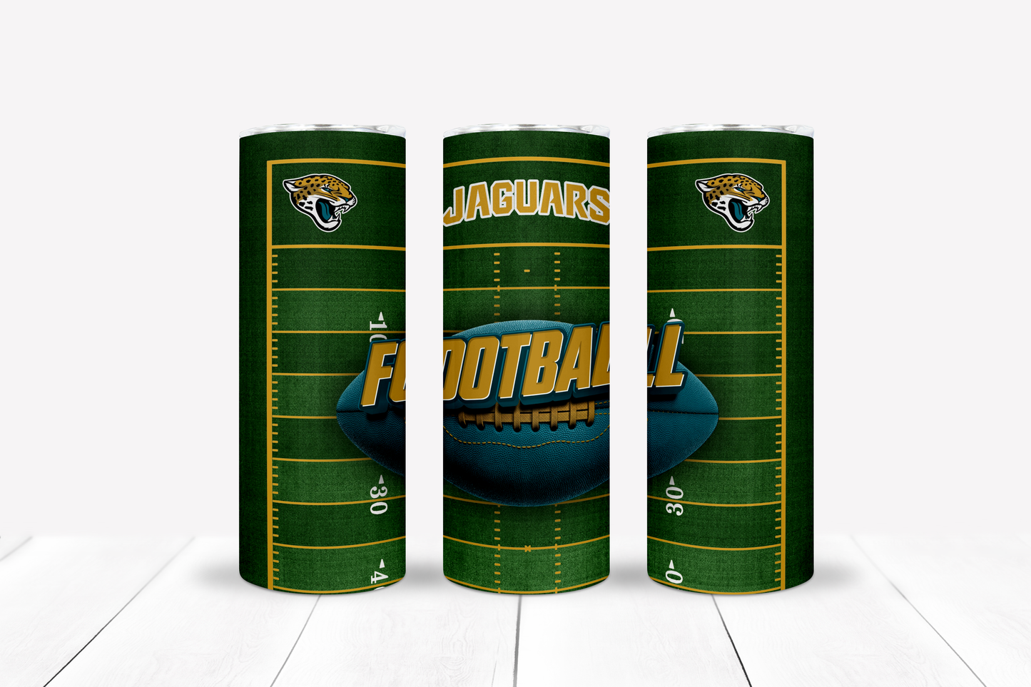 Football 20oz Sublimation Tumbler Image