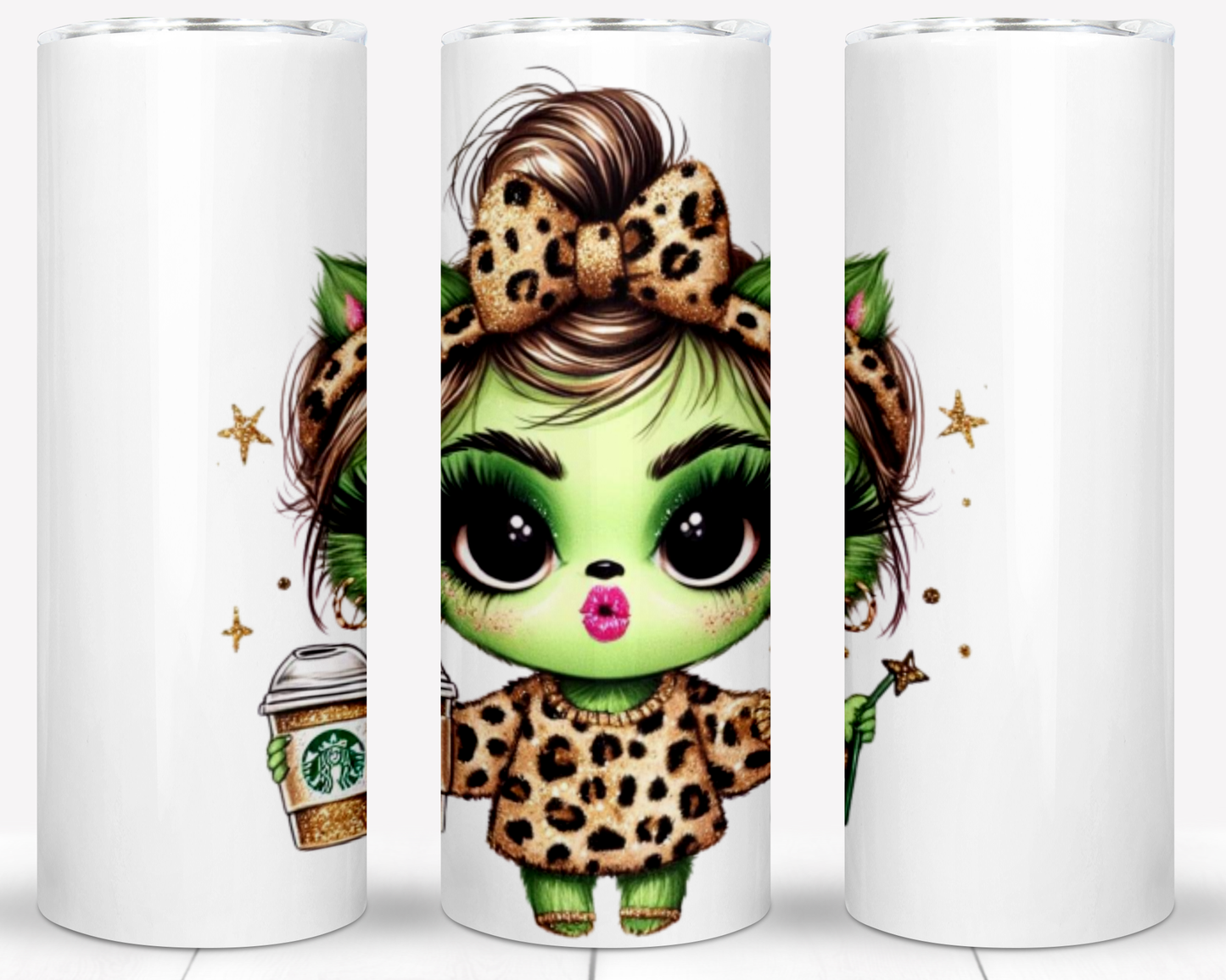 Christmas Baby Grinch Sublimation 20oz Tumbler Images Bundle