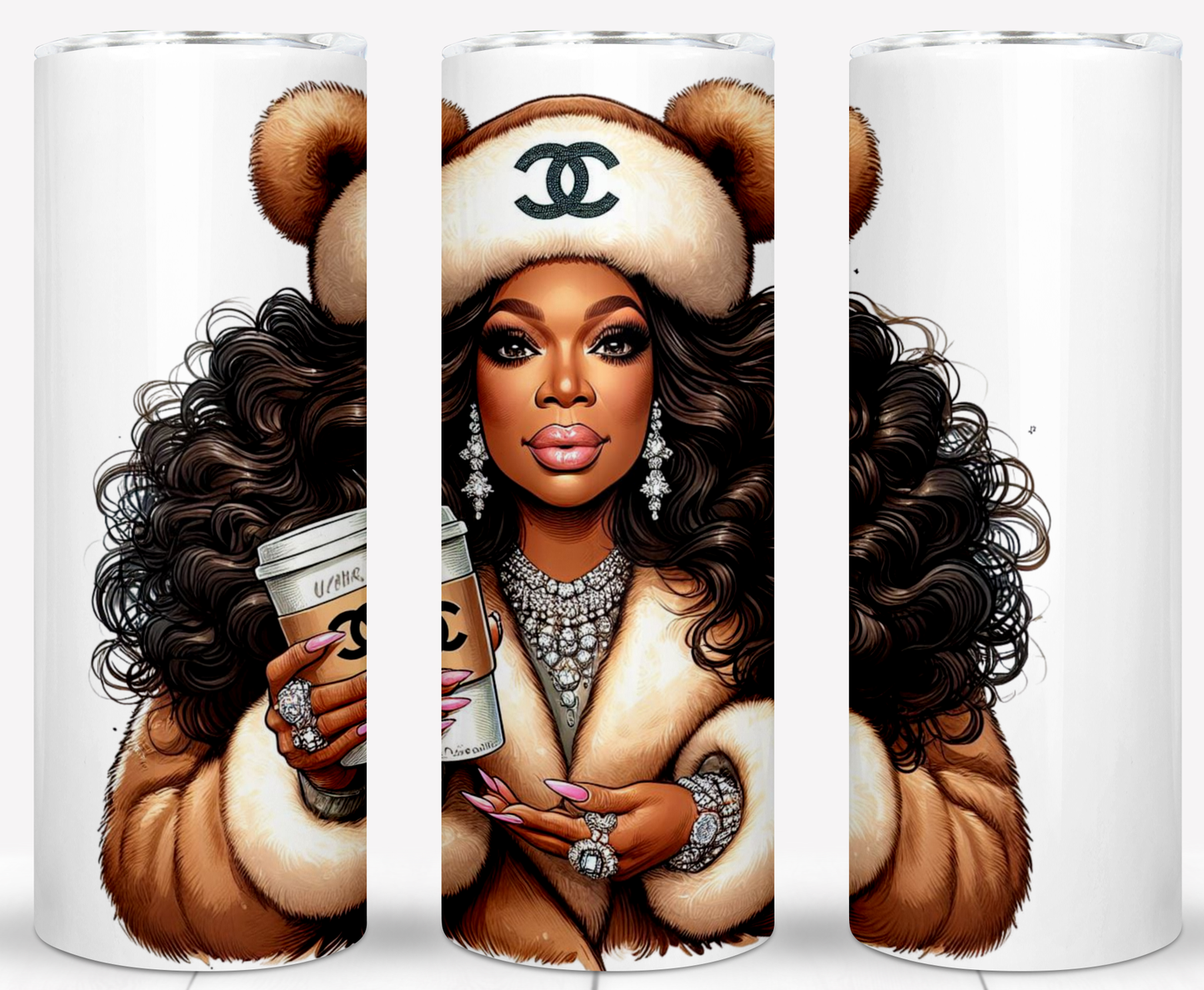 Christmas Oprah Sublimation 20oz Tumbler Images Bundle