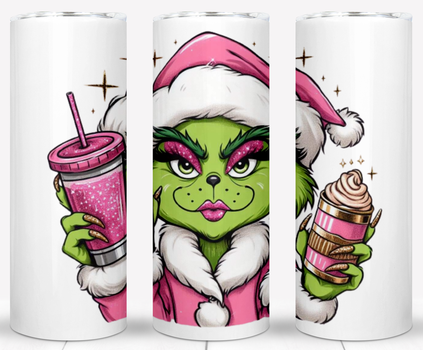 Christmas Baby Grinch Sublimation 20oz Tumbler Images Bundle