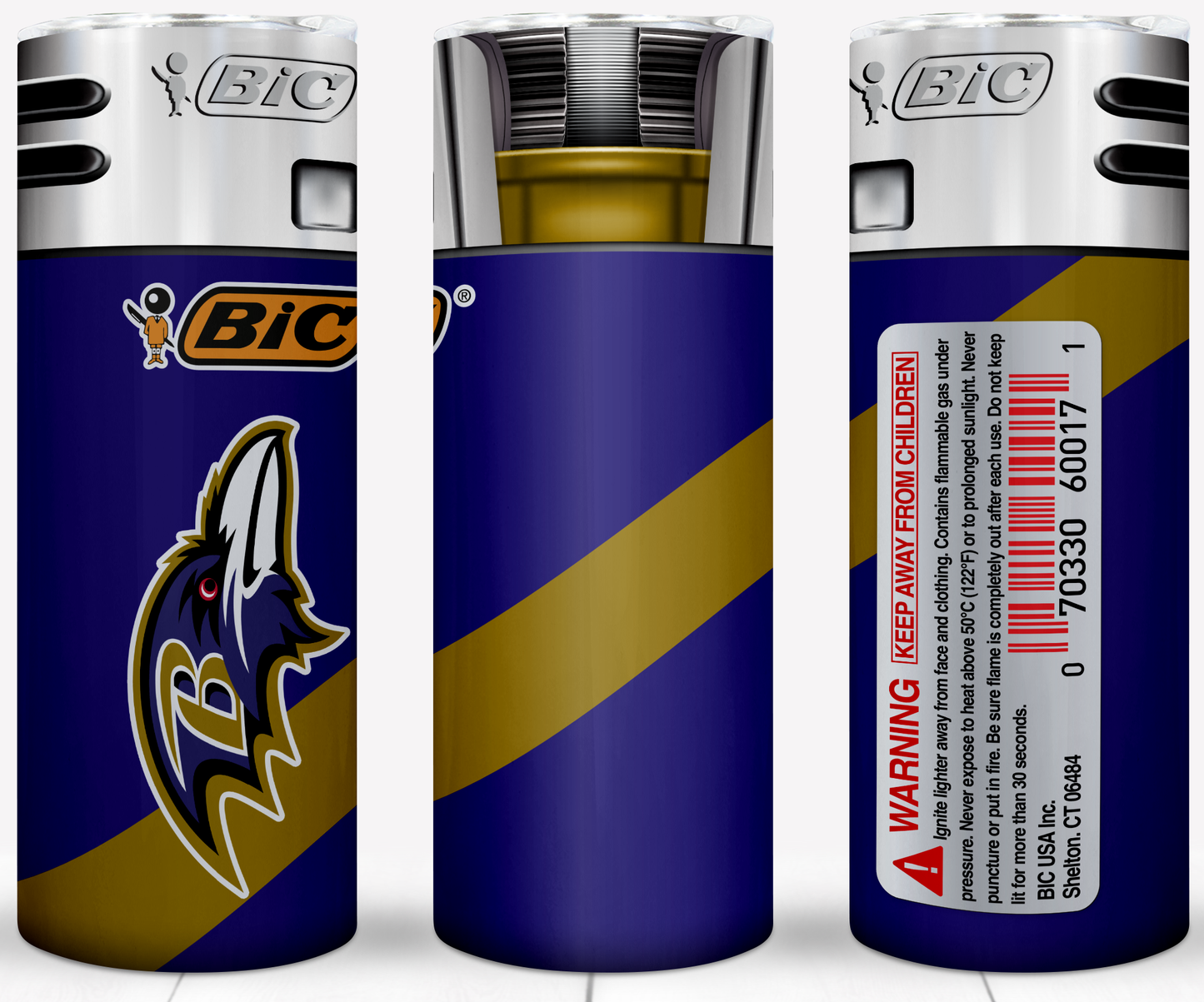 Football 20oz Sublimation Tumbler Image