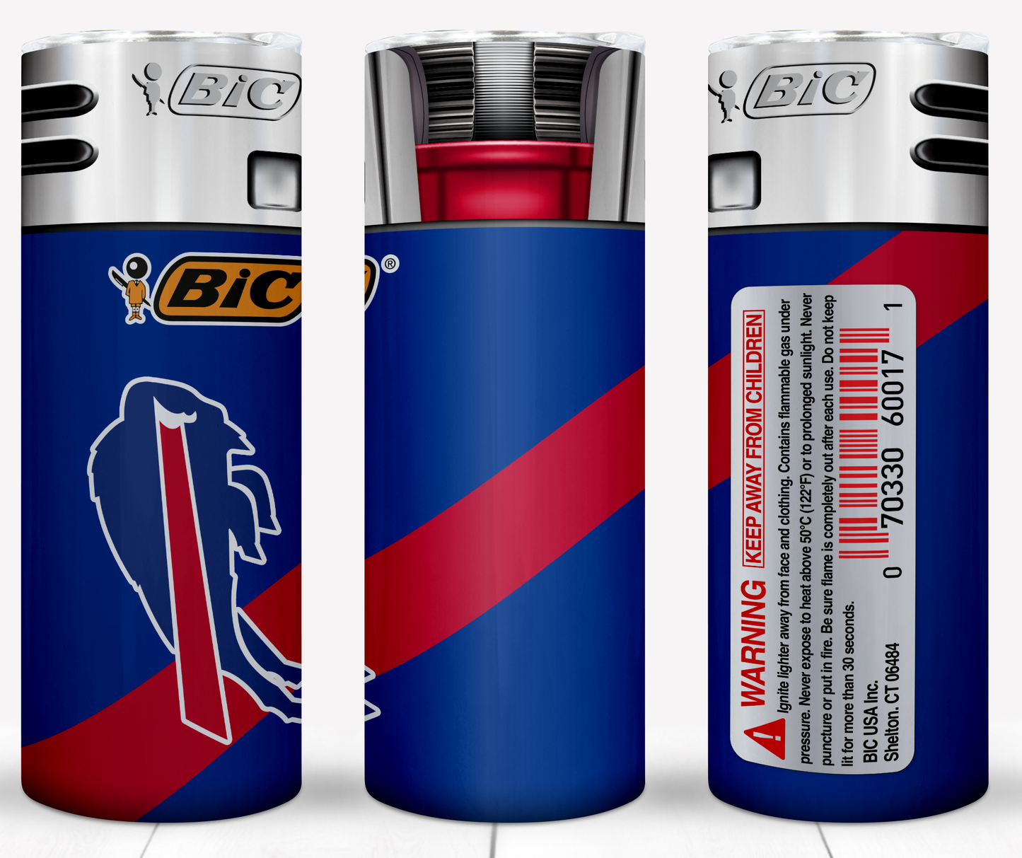 Football 20oz Sublimation Tumbler Image