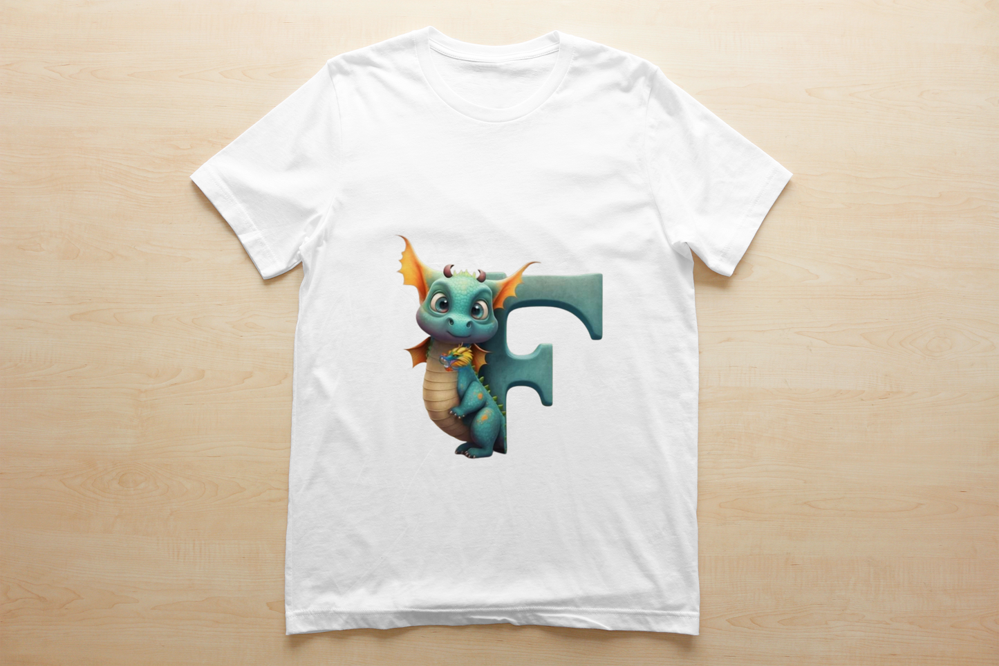 Kids ABC Dragon Images Sublimation/DTF T-Shirt Bundle