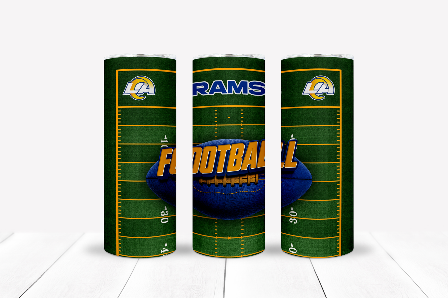 Football 20oz Sublimation Tumbler Image