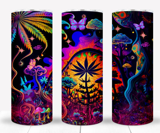 Psychedelic Sublimation 20oz Tumbler Image