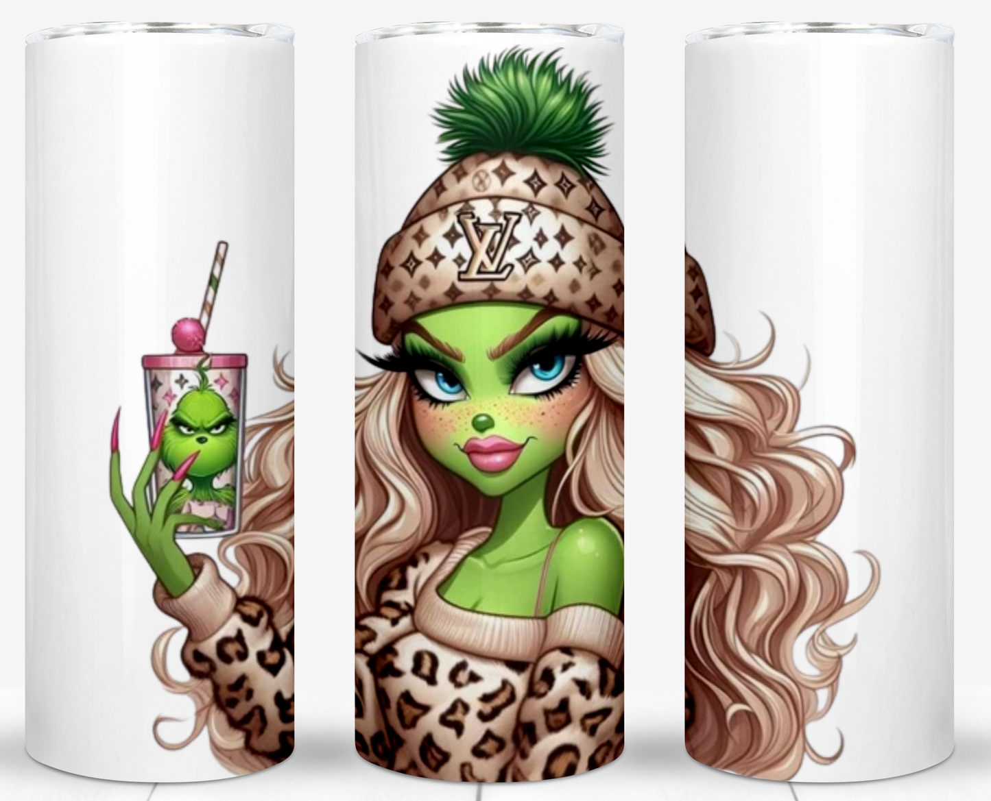 Christmas Baby Grinch Sublimation 20oz Tumbler Images Bundle