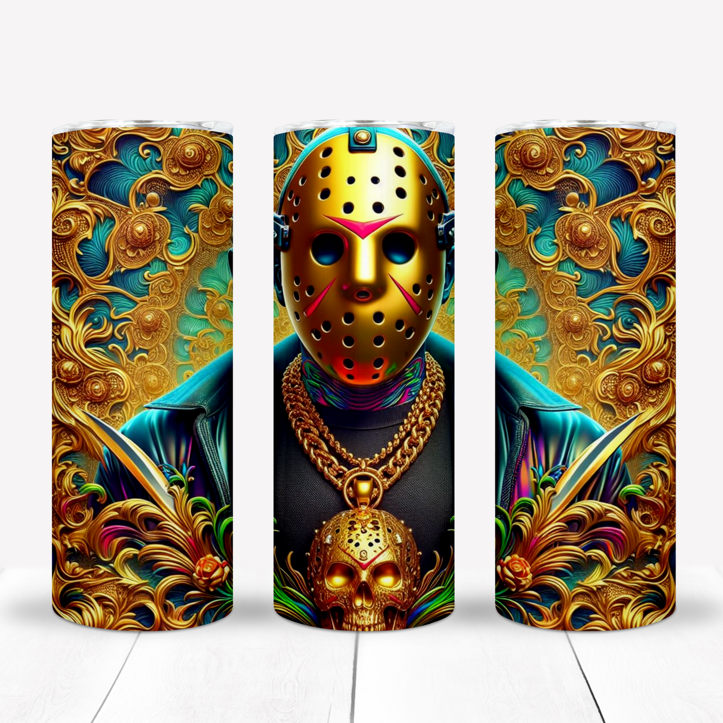 Jason Halloween 20oz Sublimation 20oz Tumbler Image