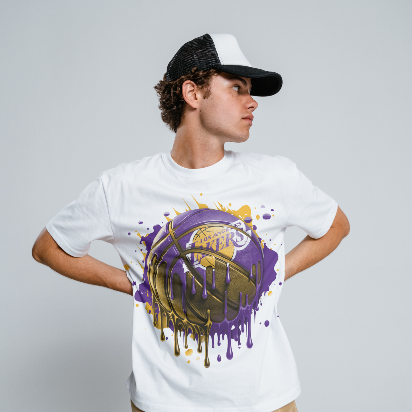 Dripping Basketball Sublimation/DTF T-shirt Images