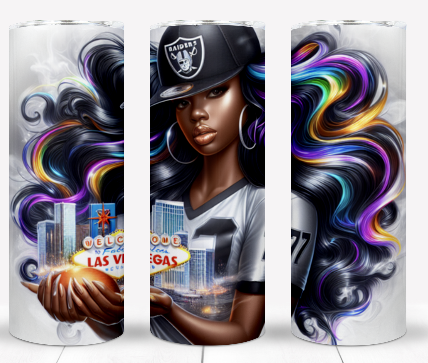 Girl Football 20oz Sublimation Tumbler Images Bundle