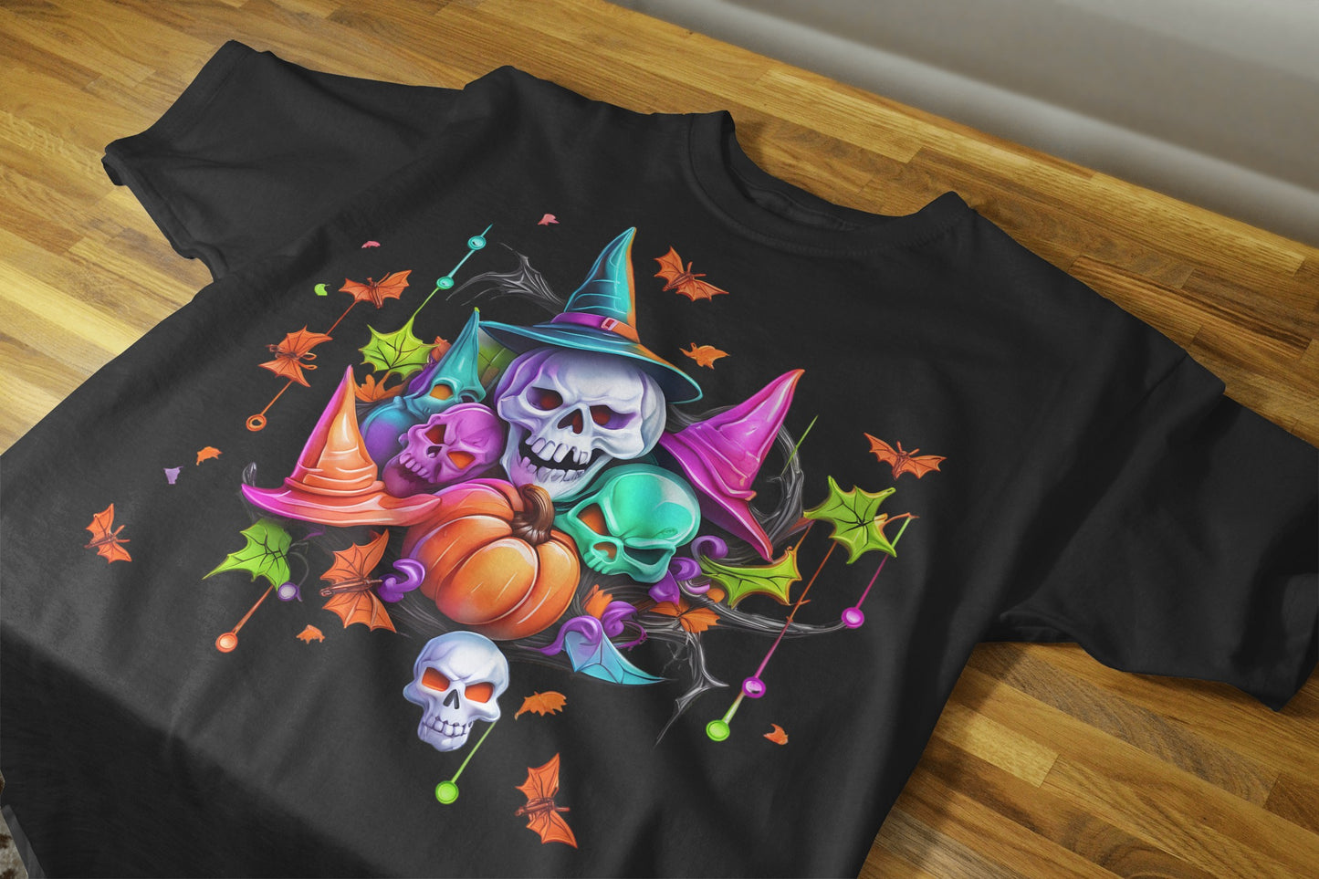 90+ Colorful Halloween Sublimation T-Shirt Images Bundle