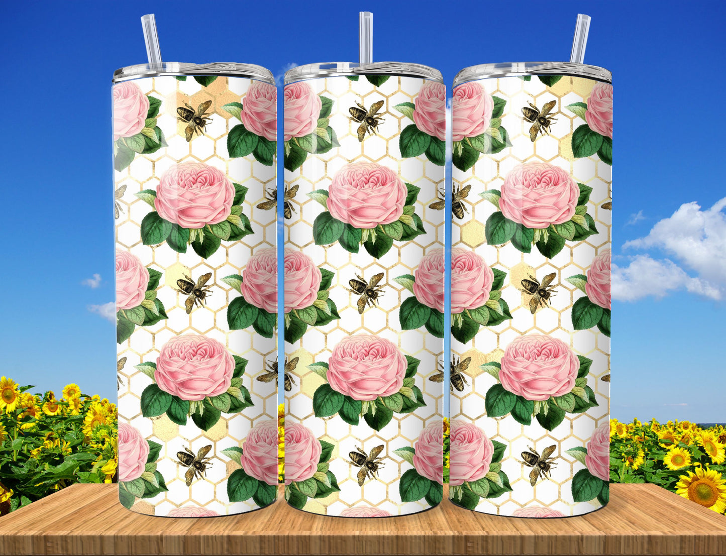 Sunflowers Sublimation 20oz Images Bundle