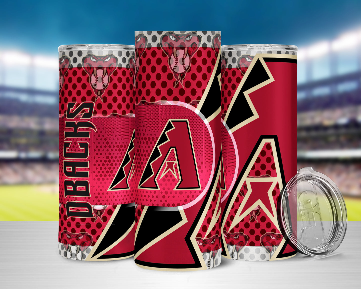 Baseball 20oz Sublimation Tumbler Image