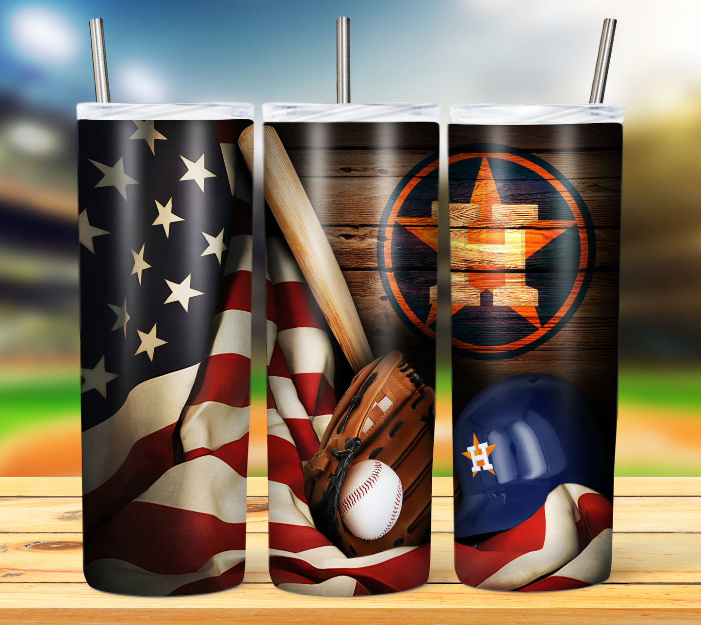 Baseball 20oz Sublimation Tumbler Image