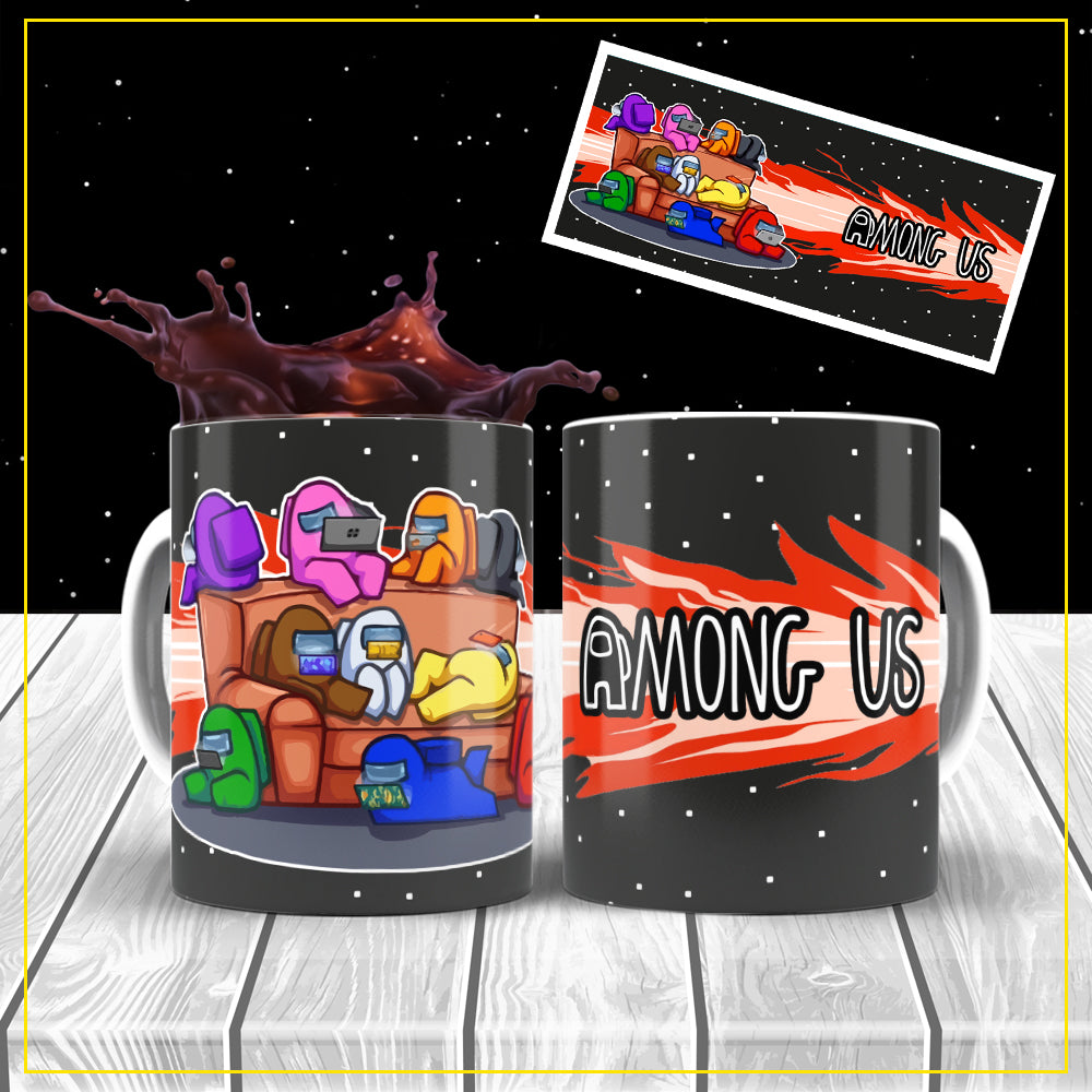 Among Us Sublimation Mug Images Bundle