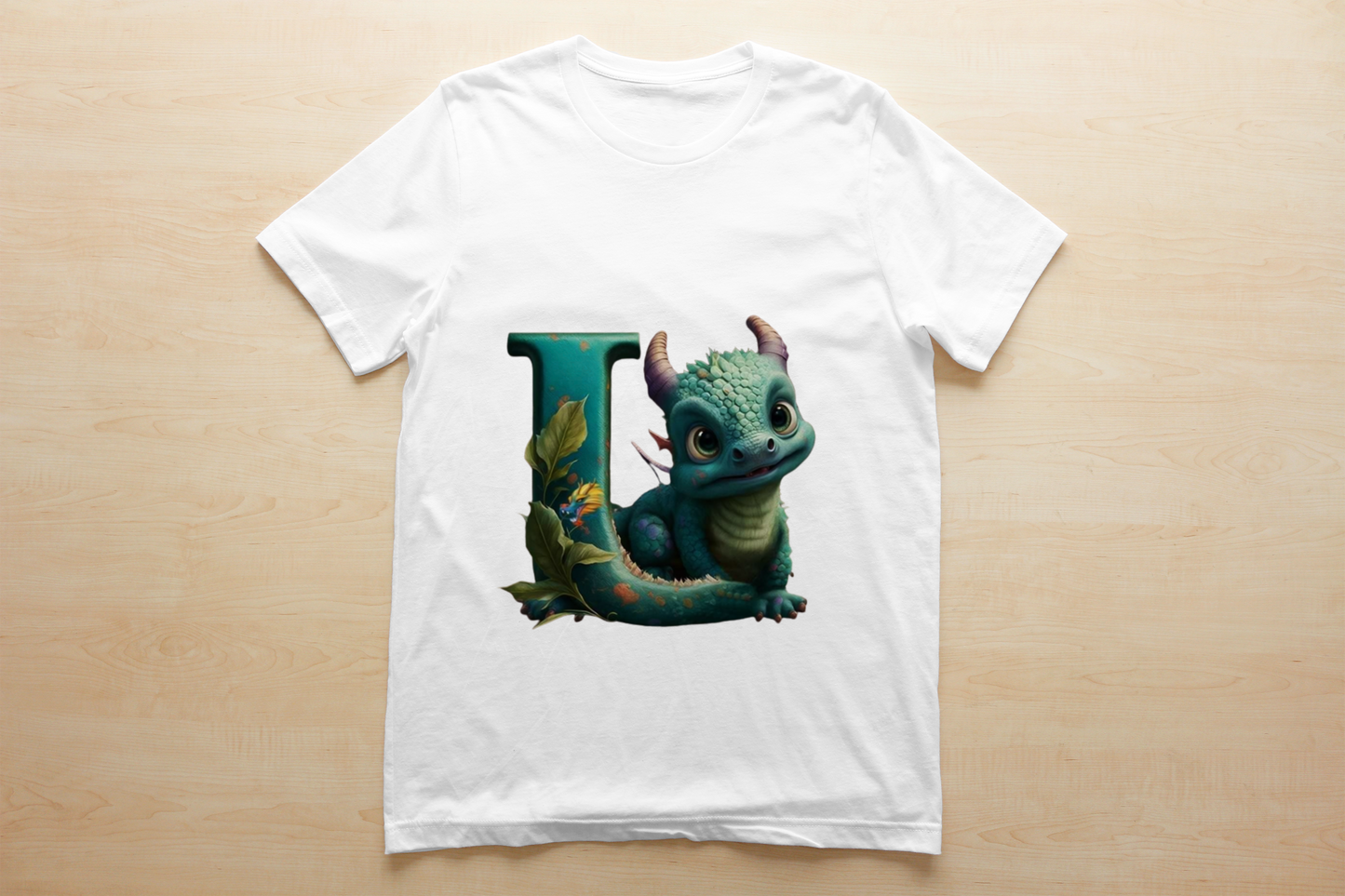 Kids ABC Dragon Images Sublimation/DTF T-Shirt Bundle