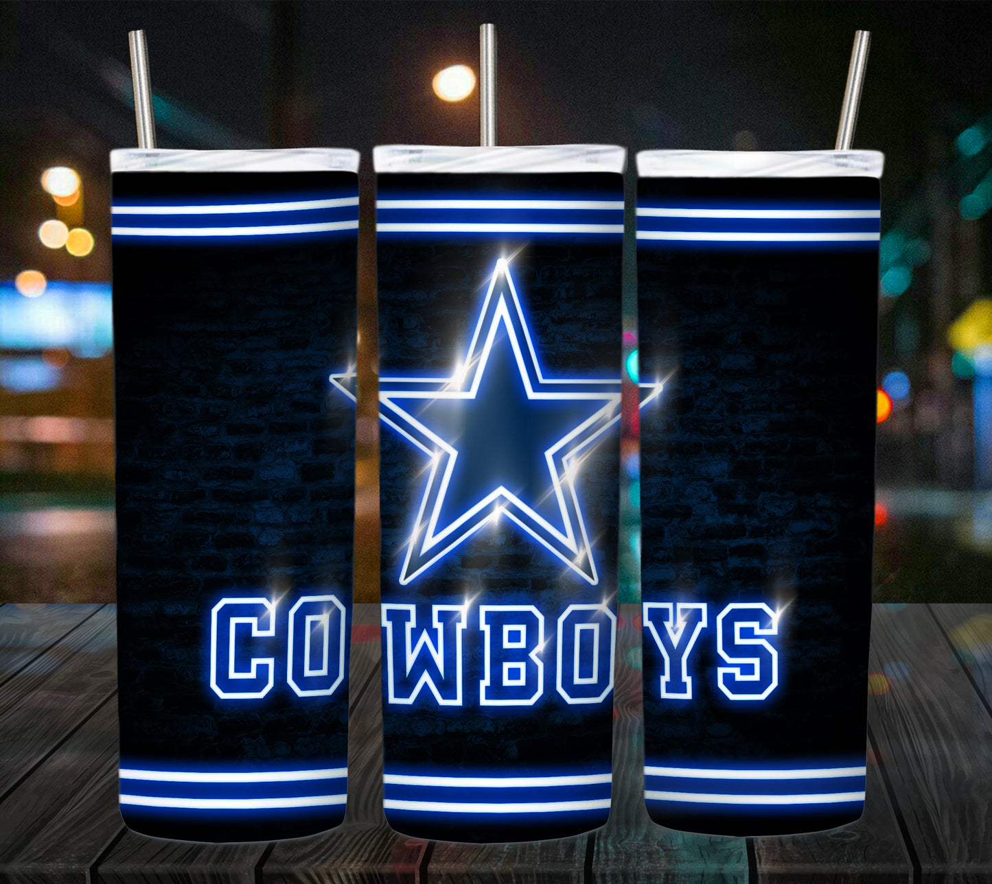 Football 20oz Sublimation Tumbler Image