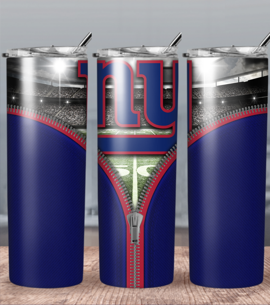 Football 20oz Sublimation Tumbler Image