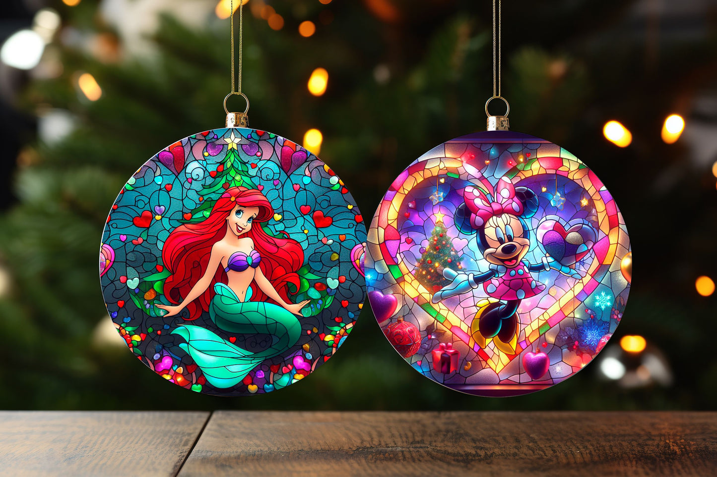 100+ Christmas Sublimation Ornament/Car Coaster Images Bundle