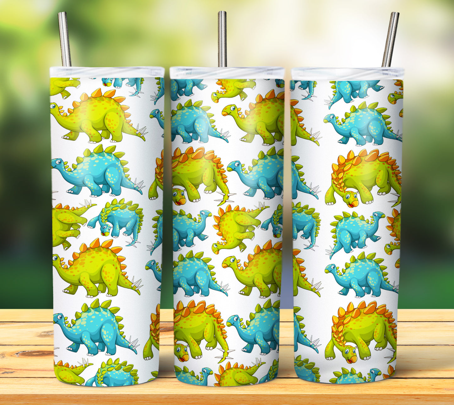 20 Dino Sublimation Tumbler Images Bundle 20 oz & Kid