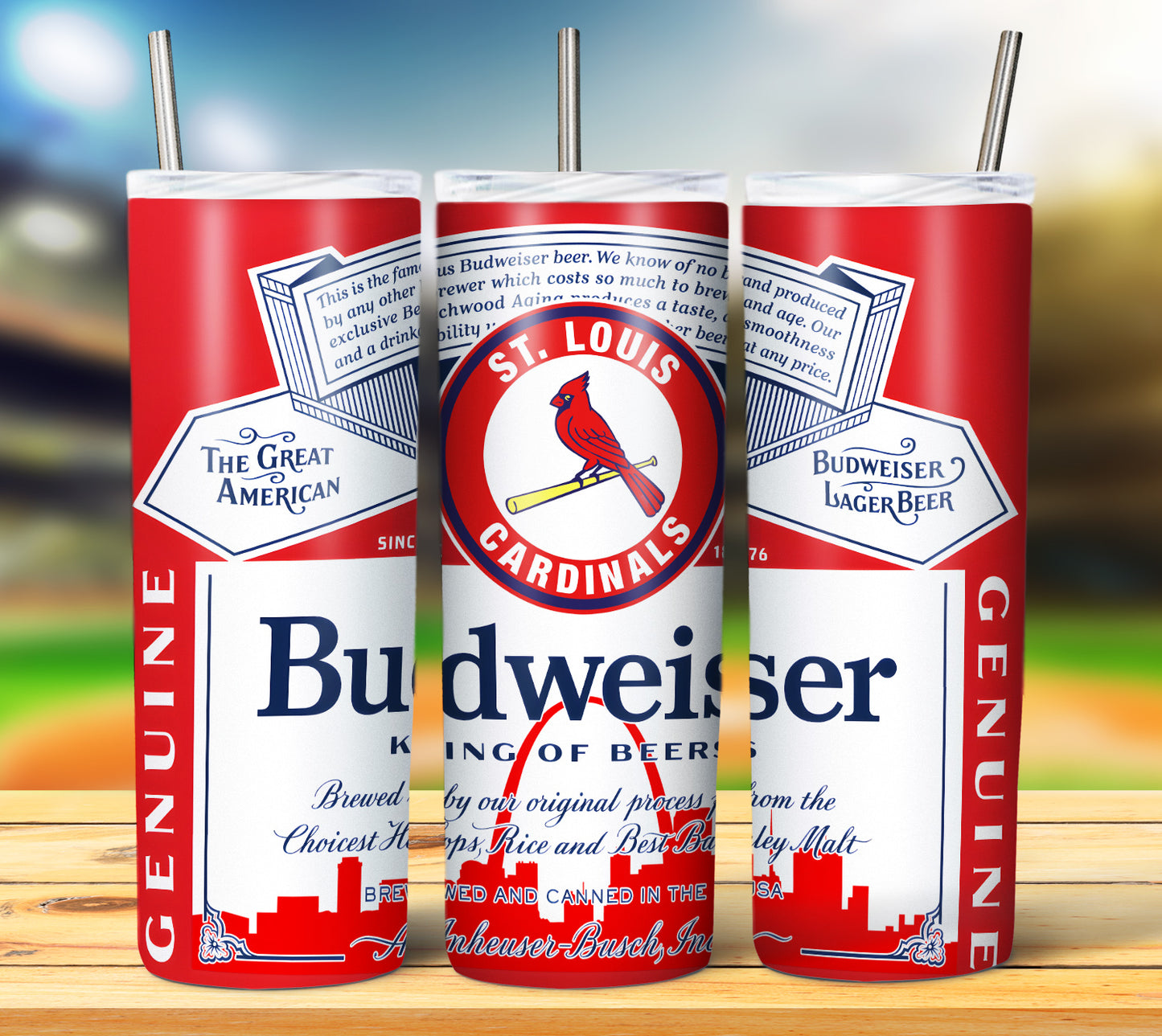 Baseball 20oz Sublimation Tumbler Image