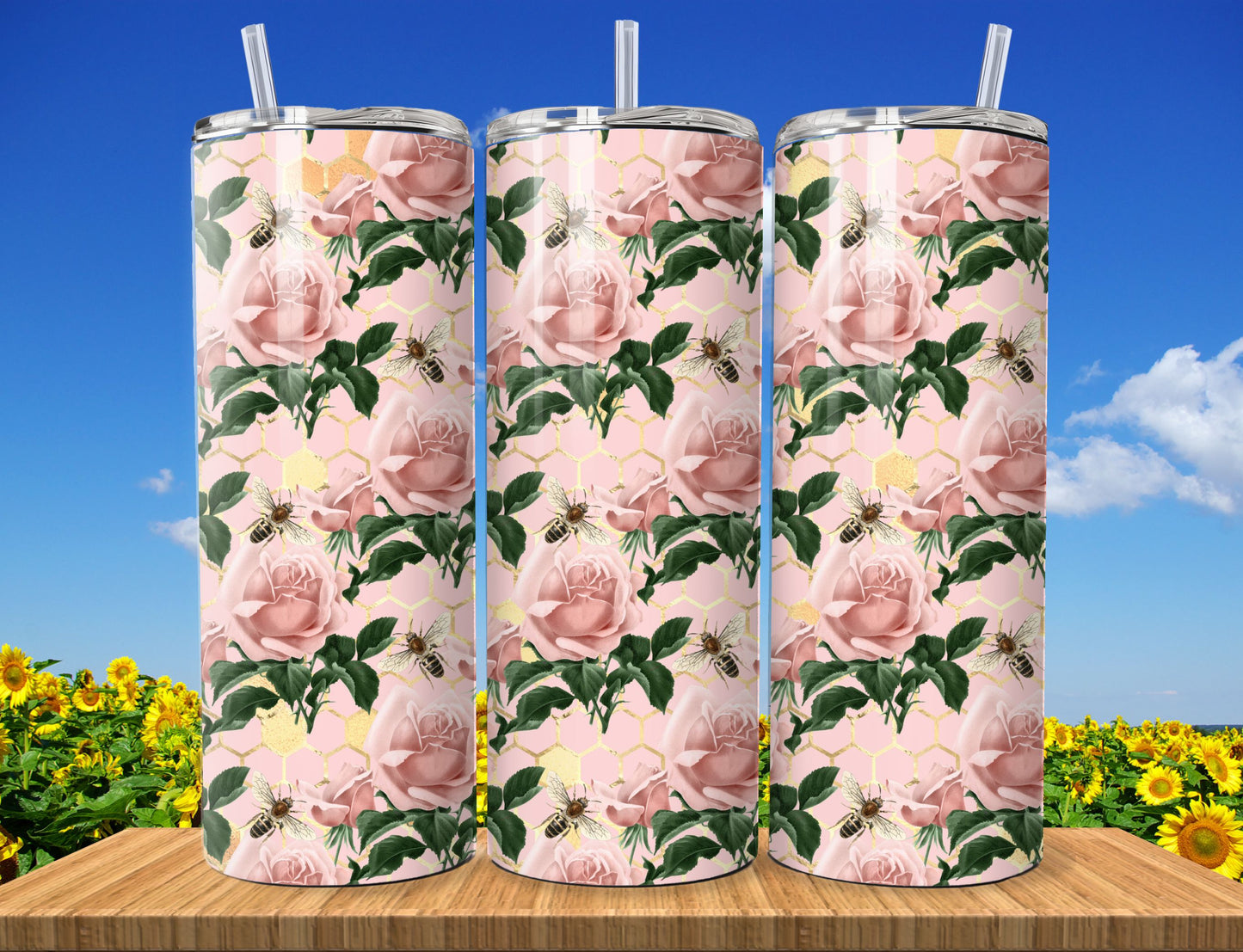 Sunflowers Sublimation 20oz Images Bundle