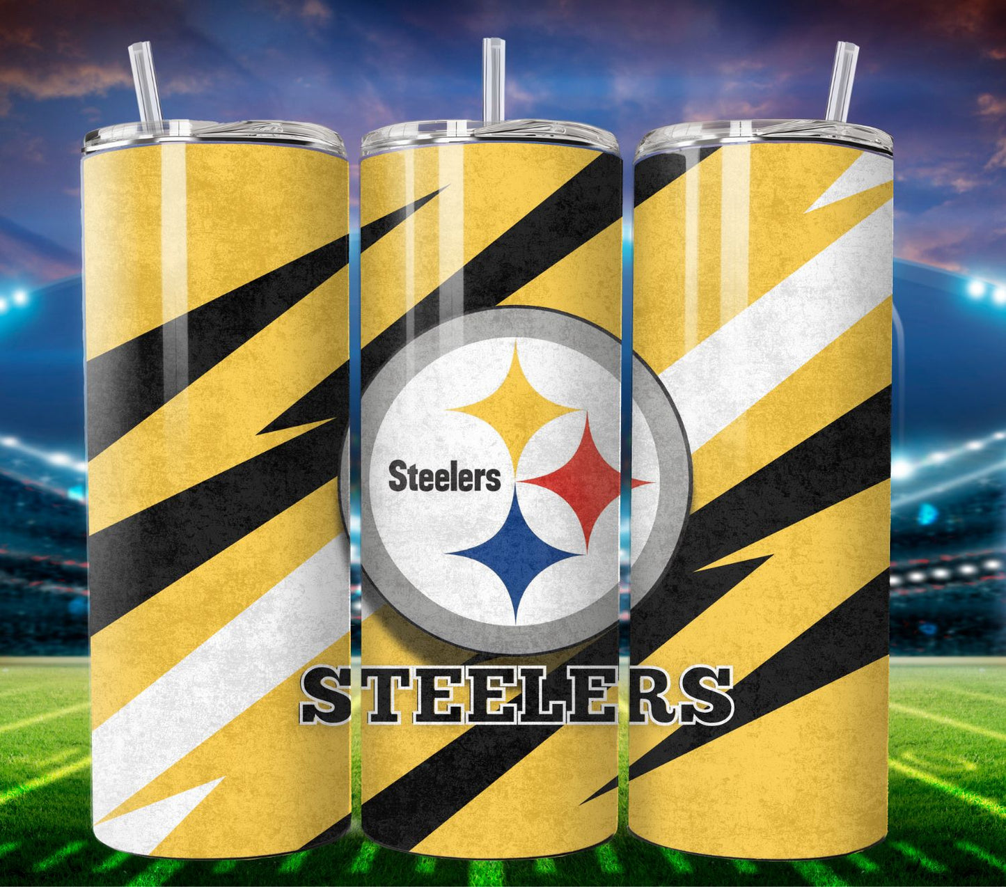 Football 20oz Sublimation Tumbler Image